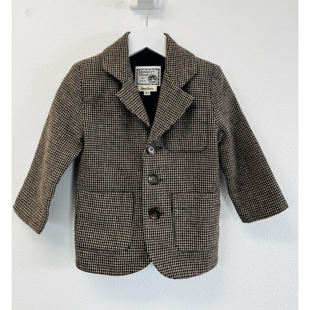 Neiman Marcus Monkey Wear 3T Blazer